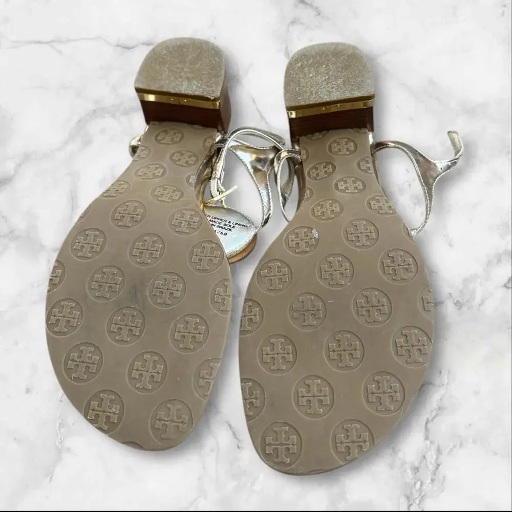 Tory Burch Gold Women's Heel Sandals size 8.5 Women’s